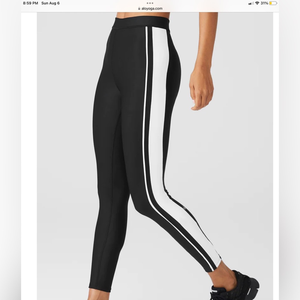 ALO high waist 7/8 Car club legging